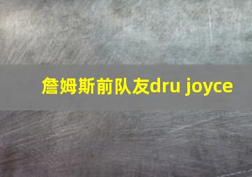 詹姆斯前队友dru joyce